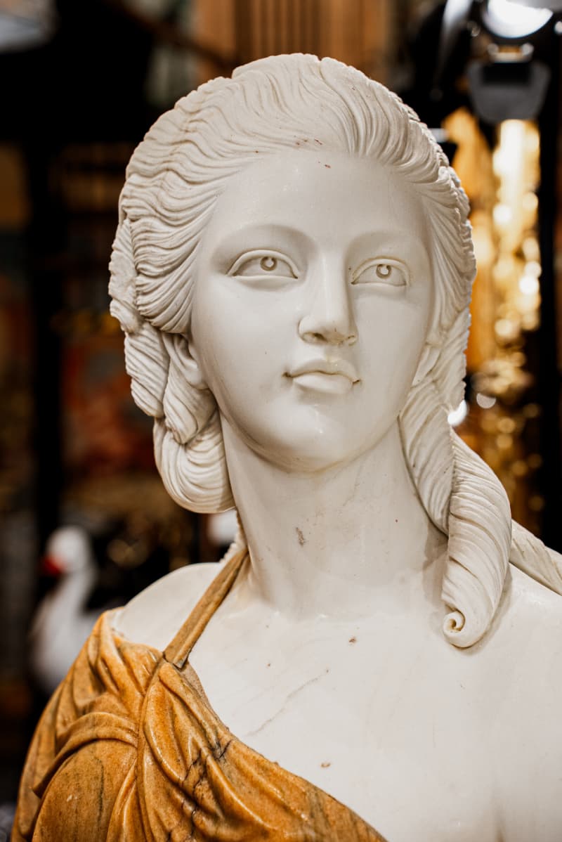 Busto antigua grecia