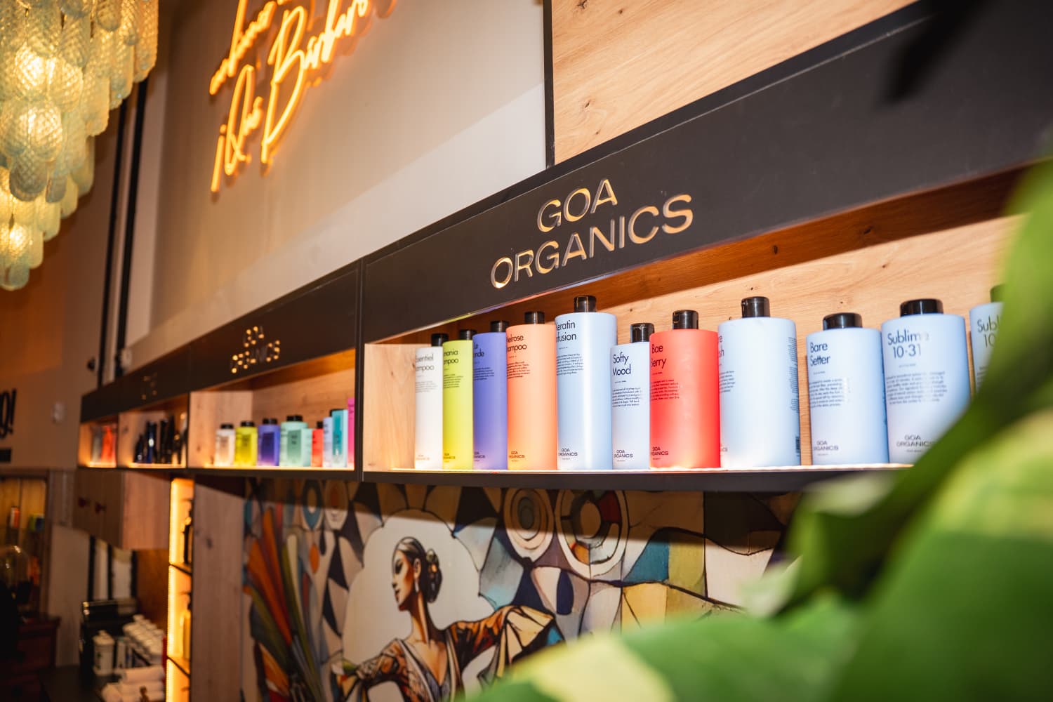 Orgullosos de trabajar con Goa Organics en nuestro salón de Torremolinos